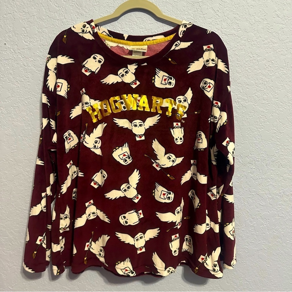 Wizarding World Harry Potter Hogwarts Pajama Top XL (16-18)